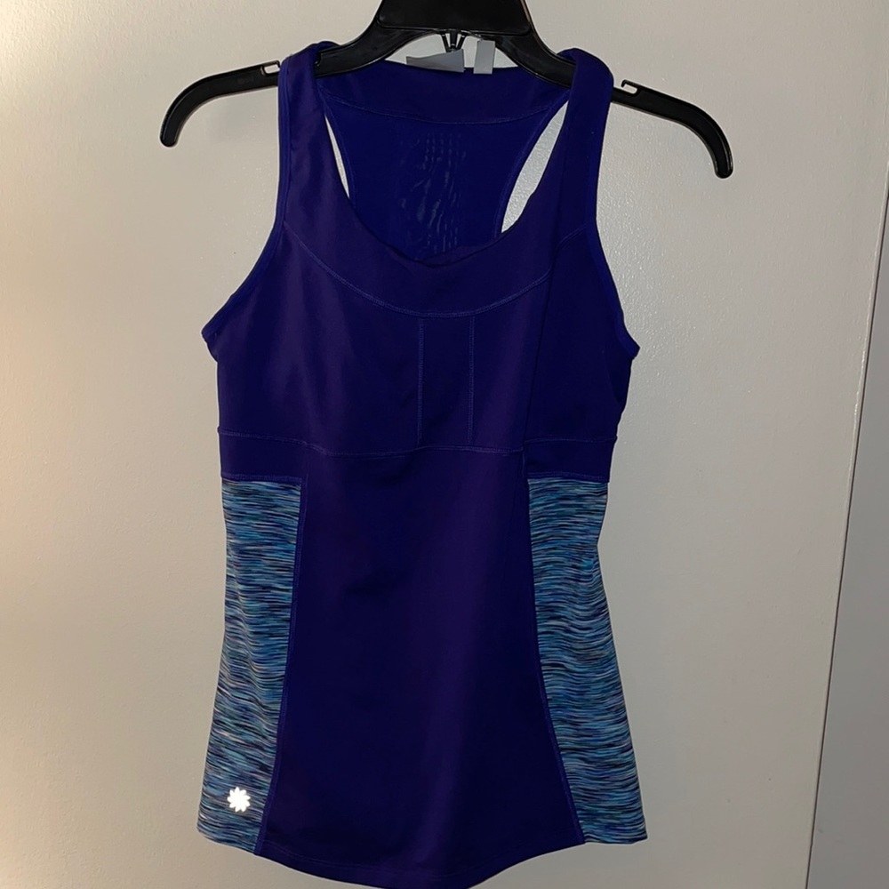 Athleta purple racer back tank size Medium
